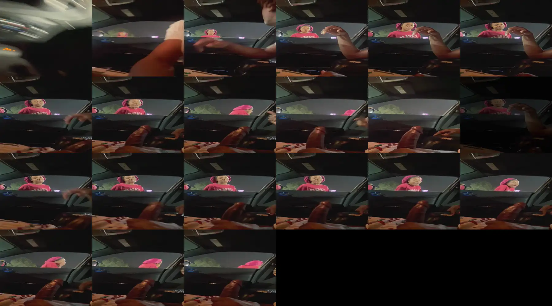 Damn! Brunette teen shocked by BBC in parking lot