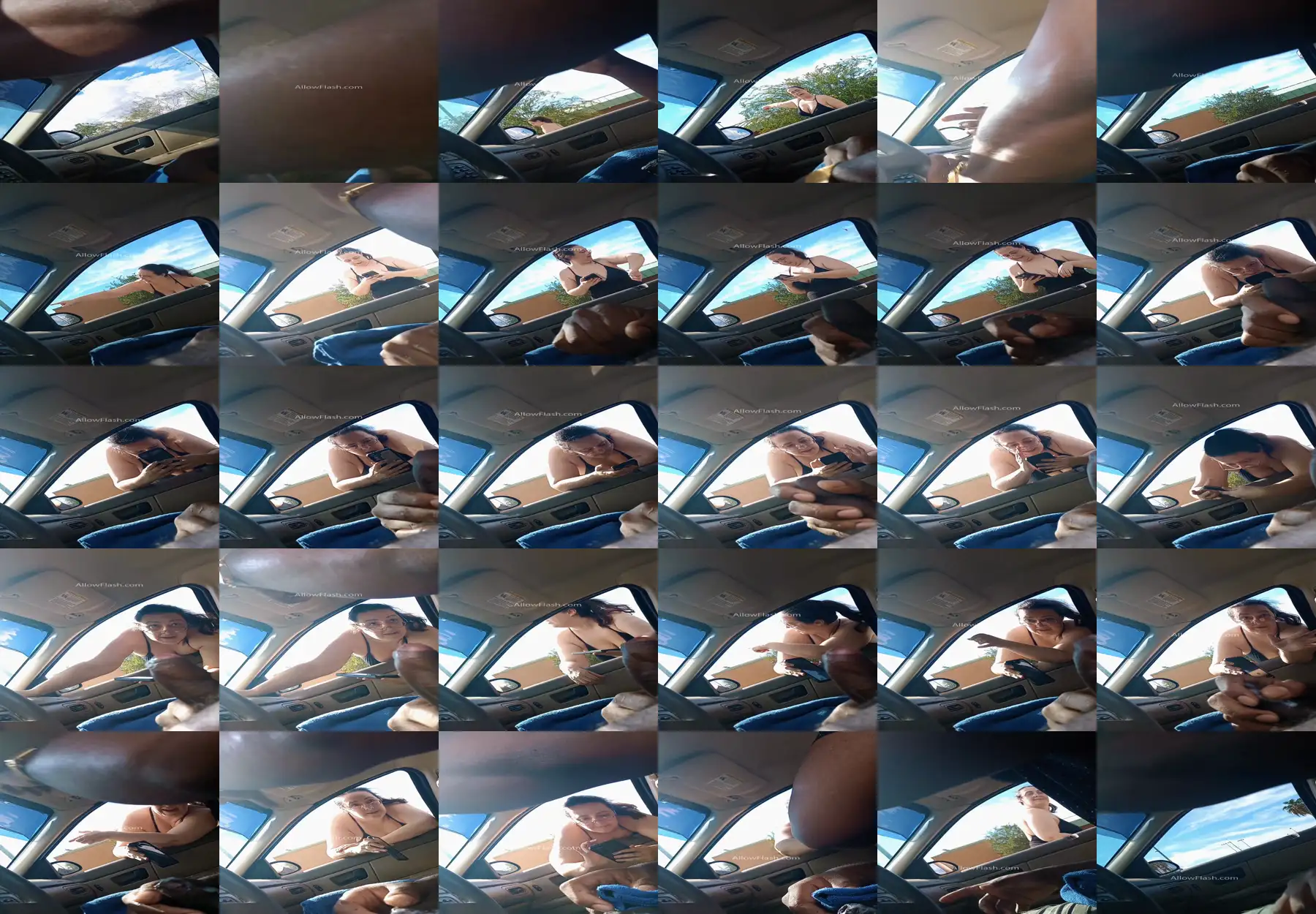 Wow! Asking big tits MILF for directions, she literally didn't care, damn