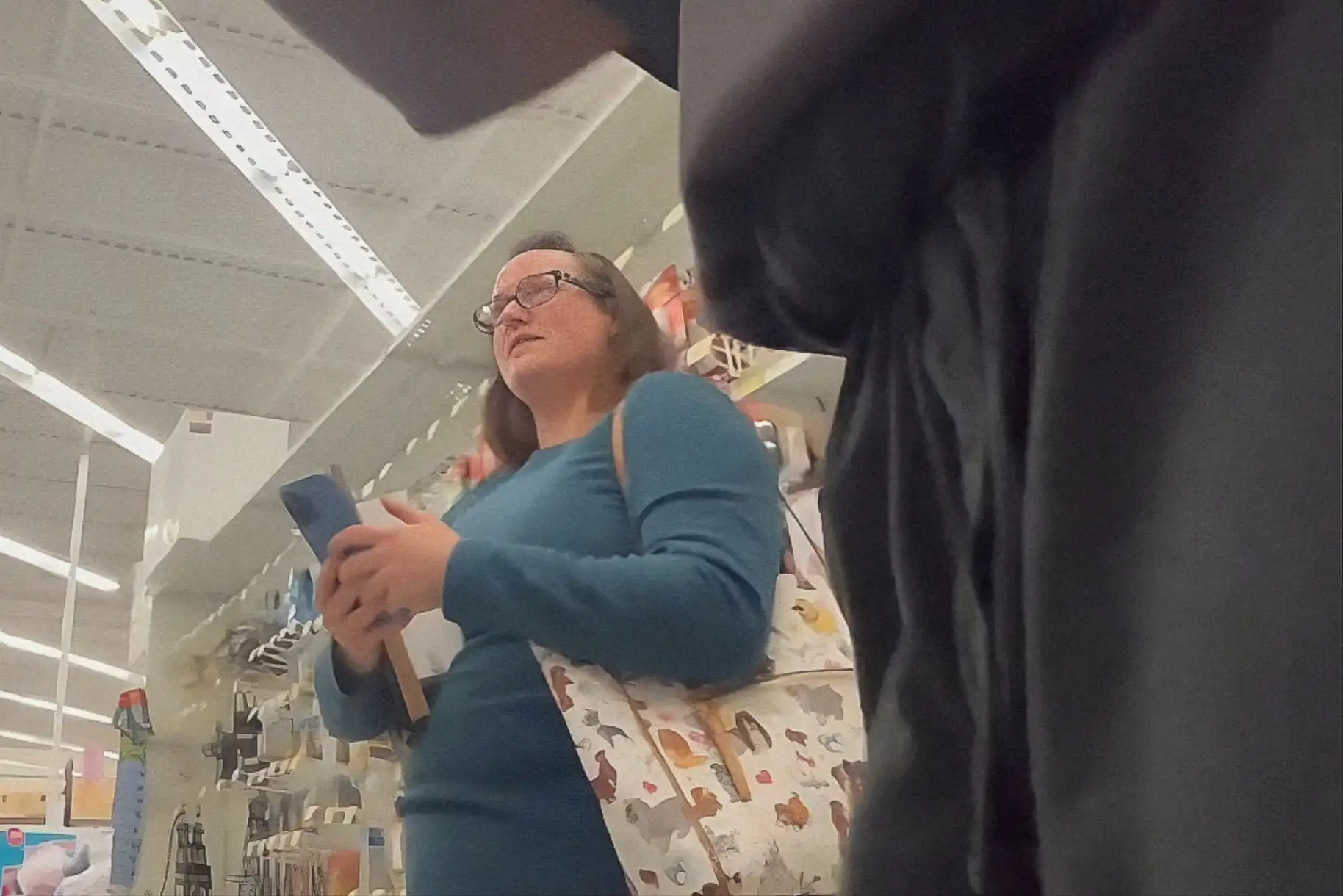 Hot MILF in the store