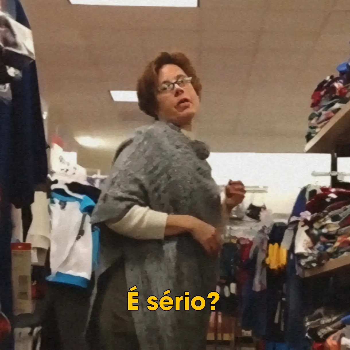 "Are you serious?" Hot MILF owns clothing store