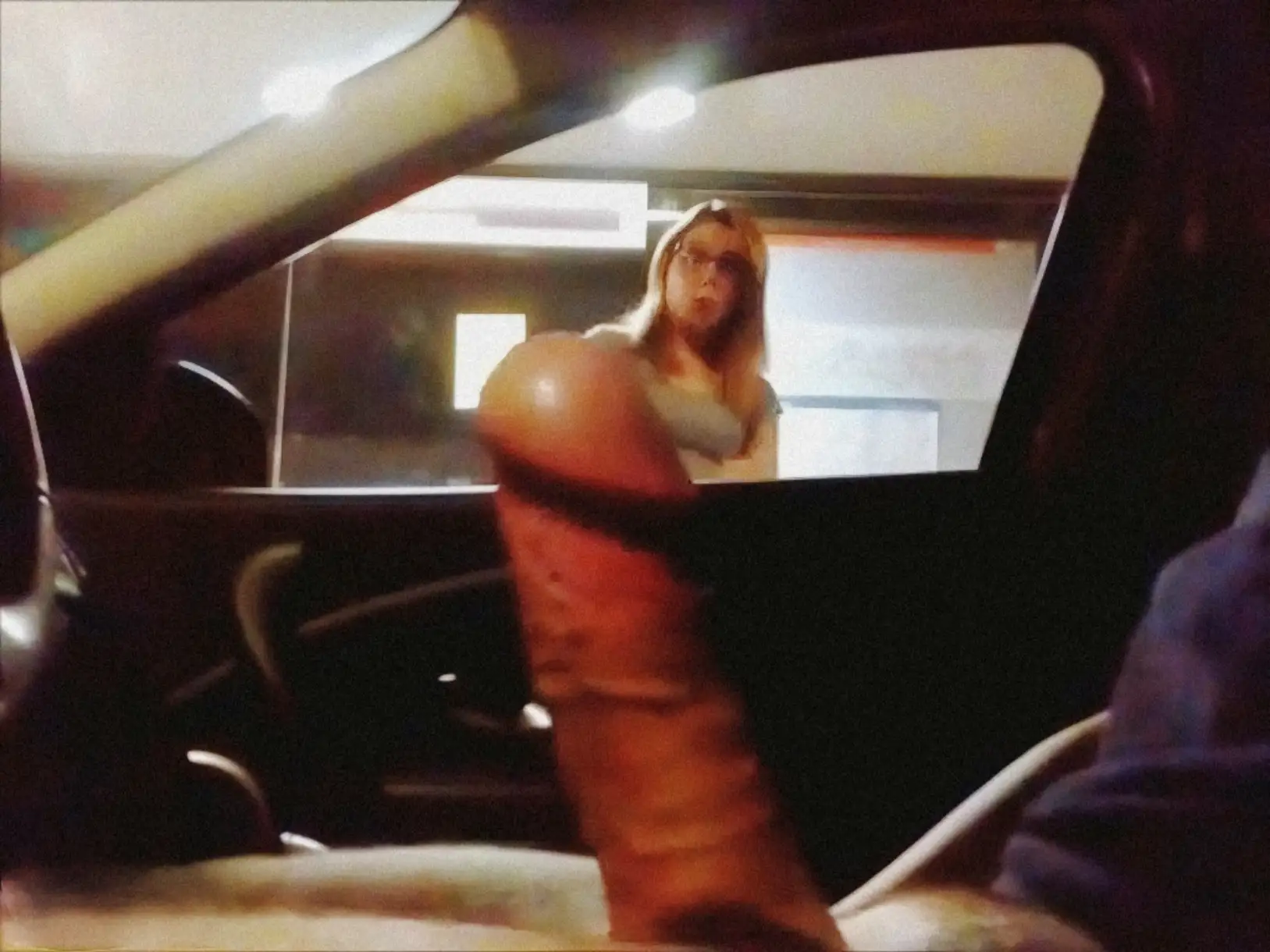 Sexy Italian impressed big cock in car