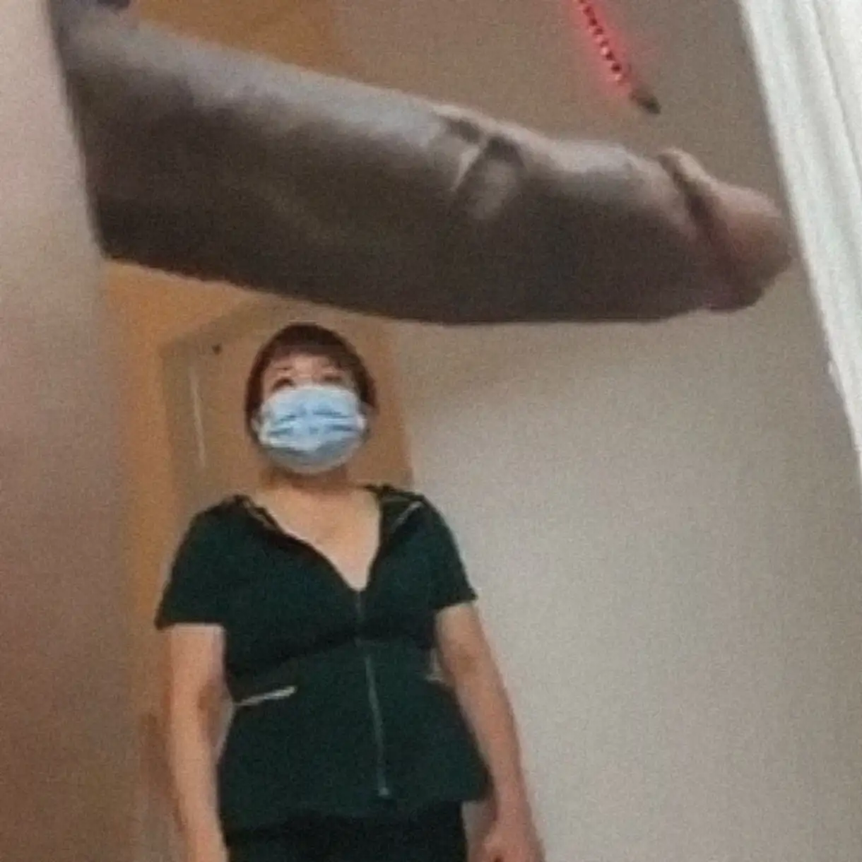 Mature Japanese hotel maid liked black cock