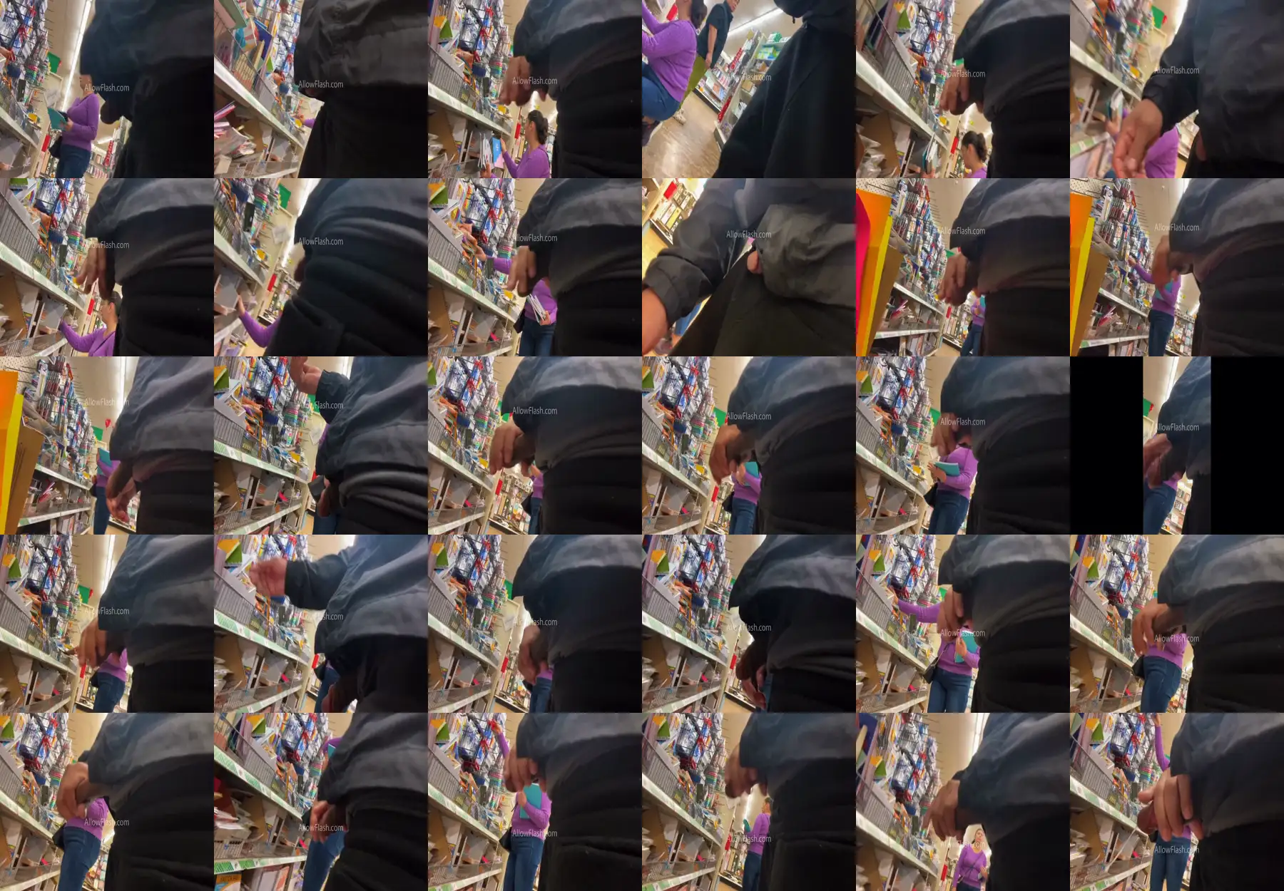Nice conversation with sexy MILF at the store