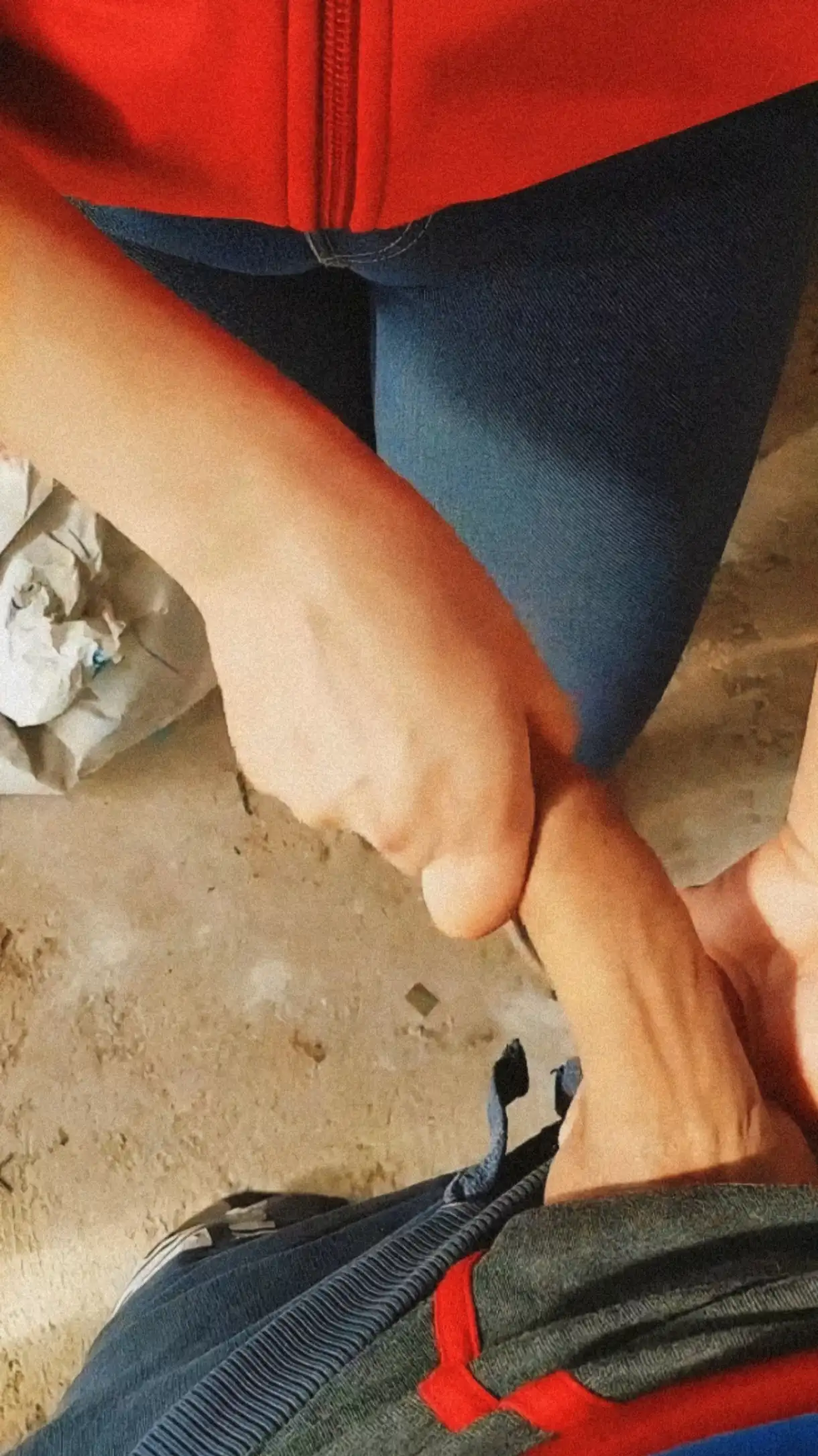 Coworker giving that helping hand