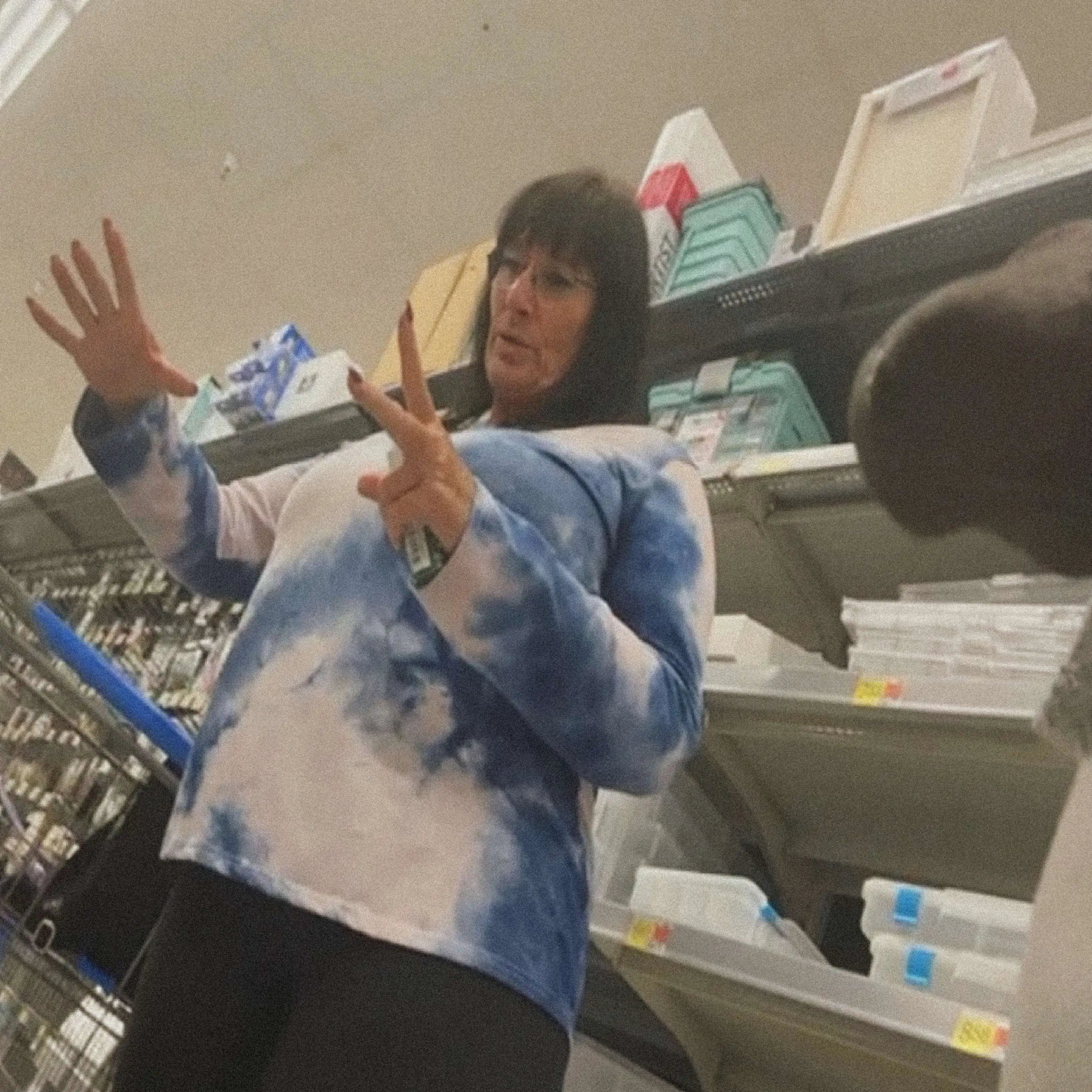 Nice Mature big tits in the store