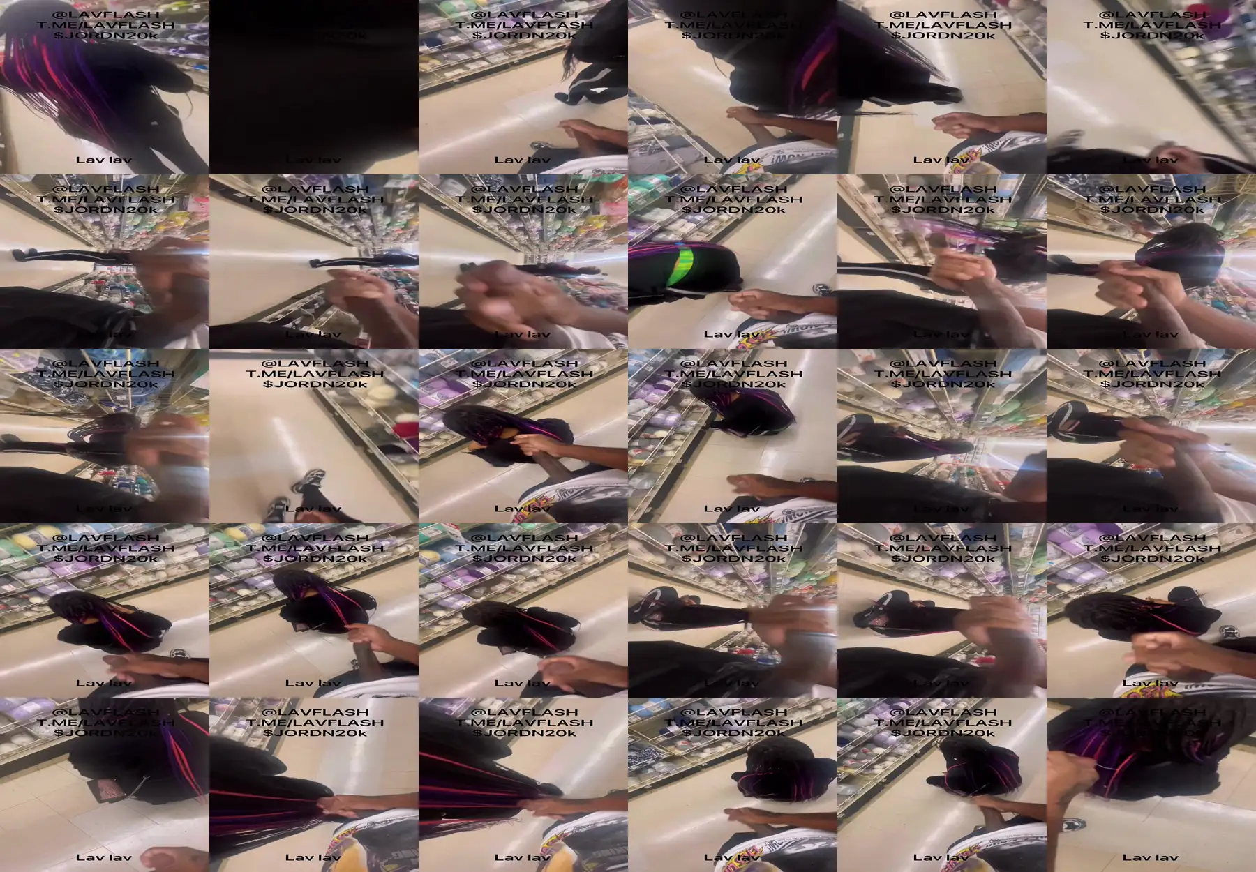 Damn! Huge black ass sticking out in the store, she was enjoying it