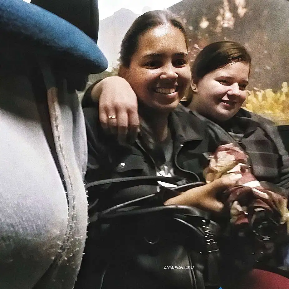 Brazilian Lesbian couple loved the bulge