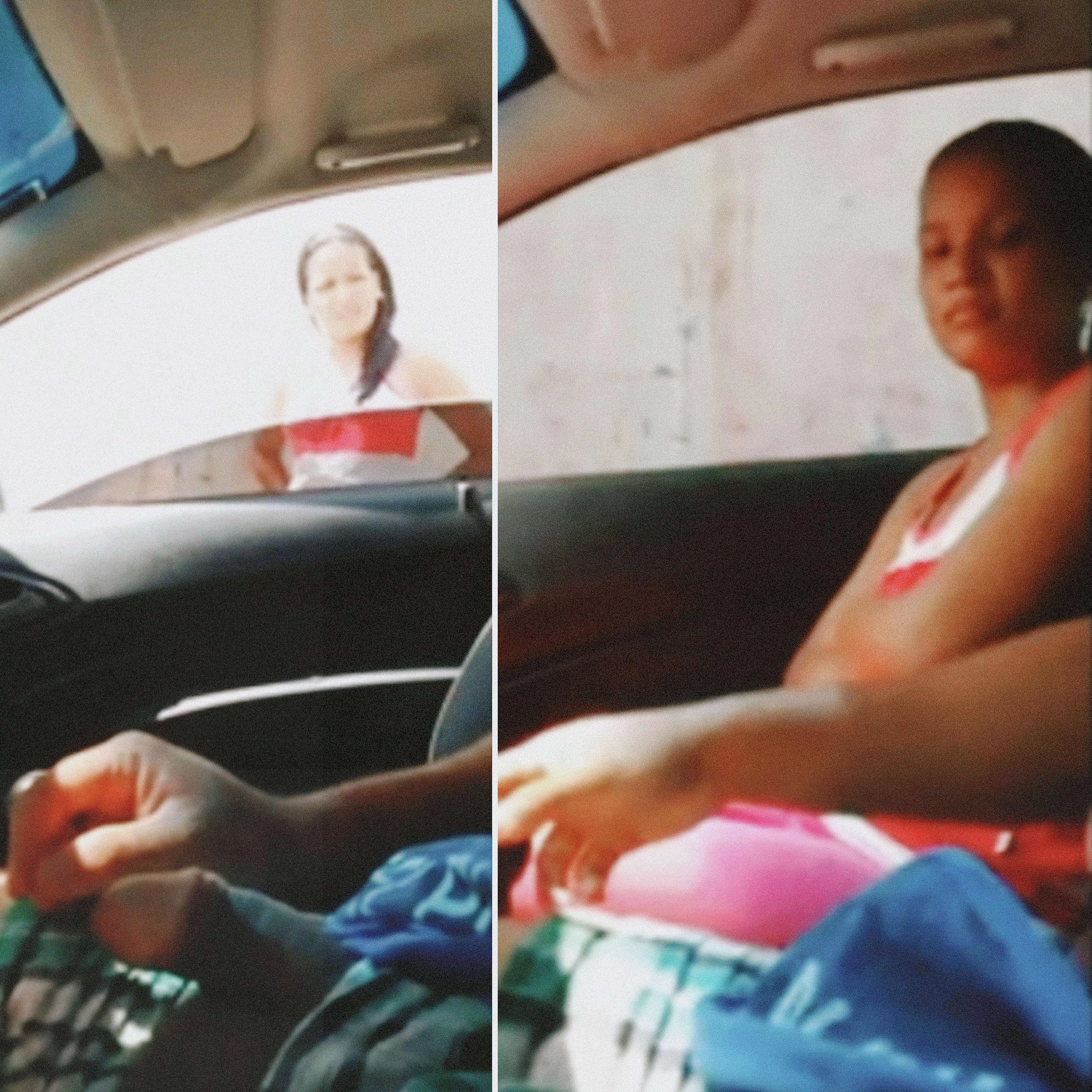 Ride for sexy young Latina, she looked at the dick - Part 1