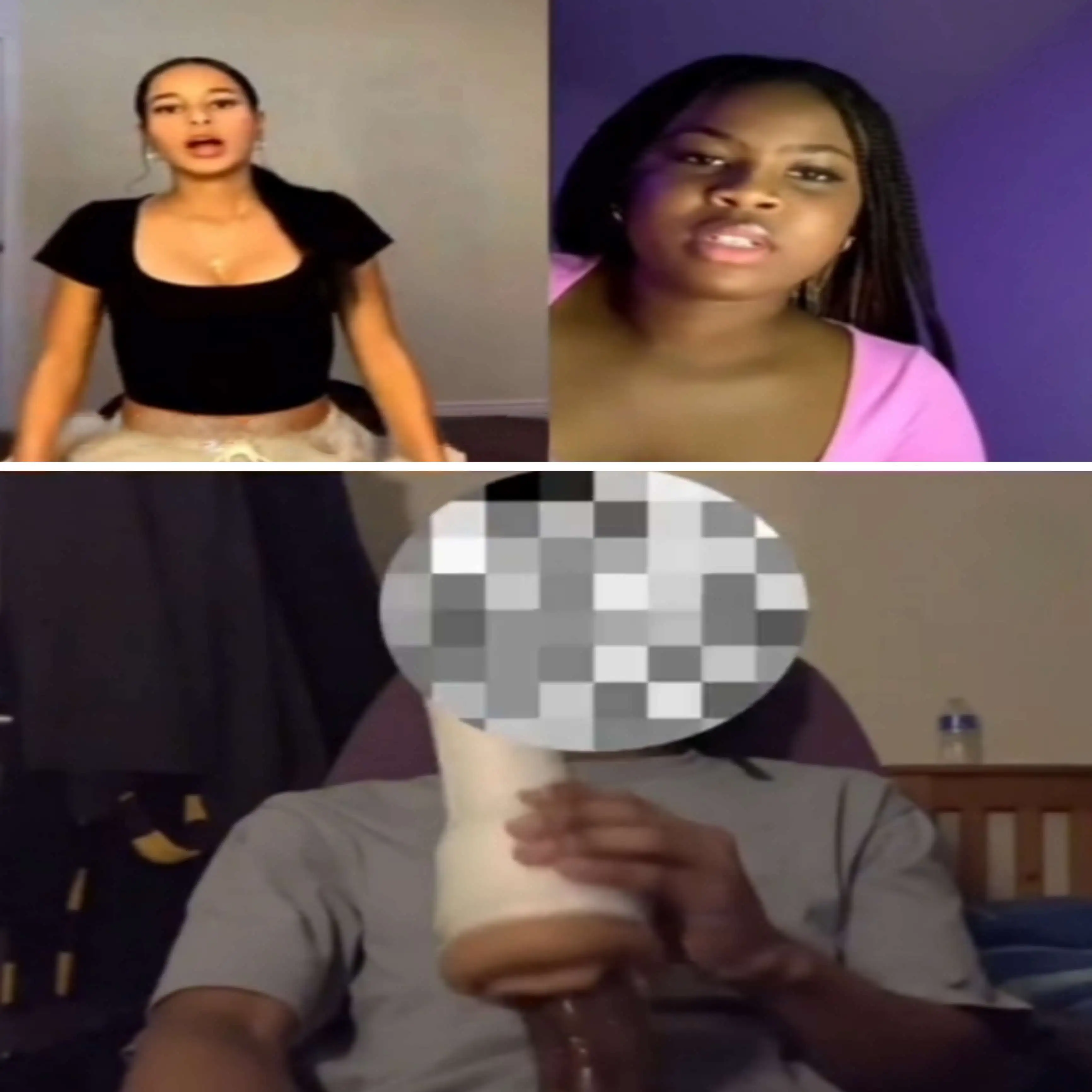 Friends watching masturbation on Monkey app