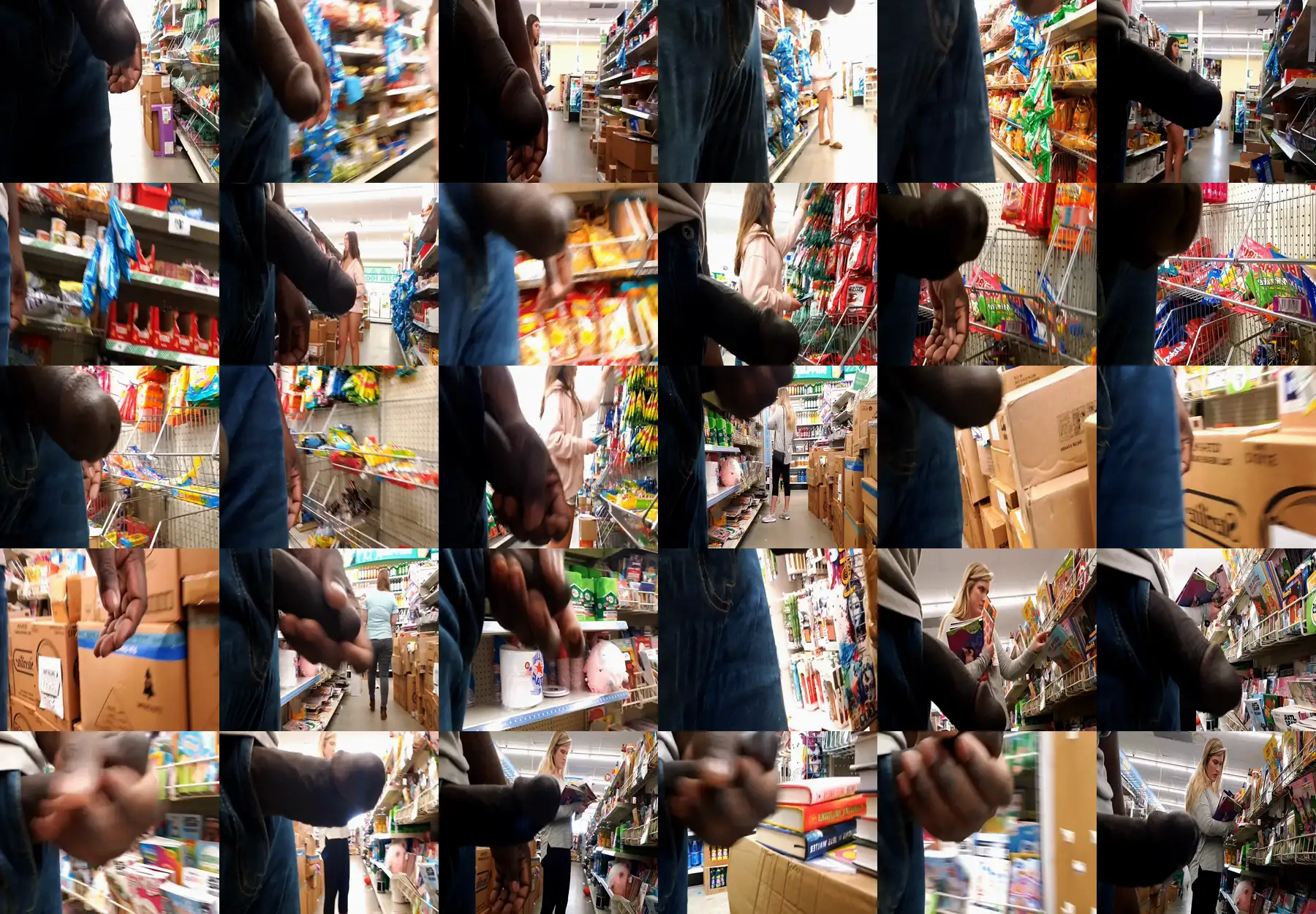 Teen and sexy Milf in the store