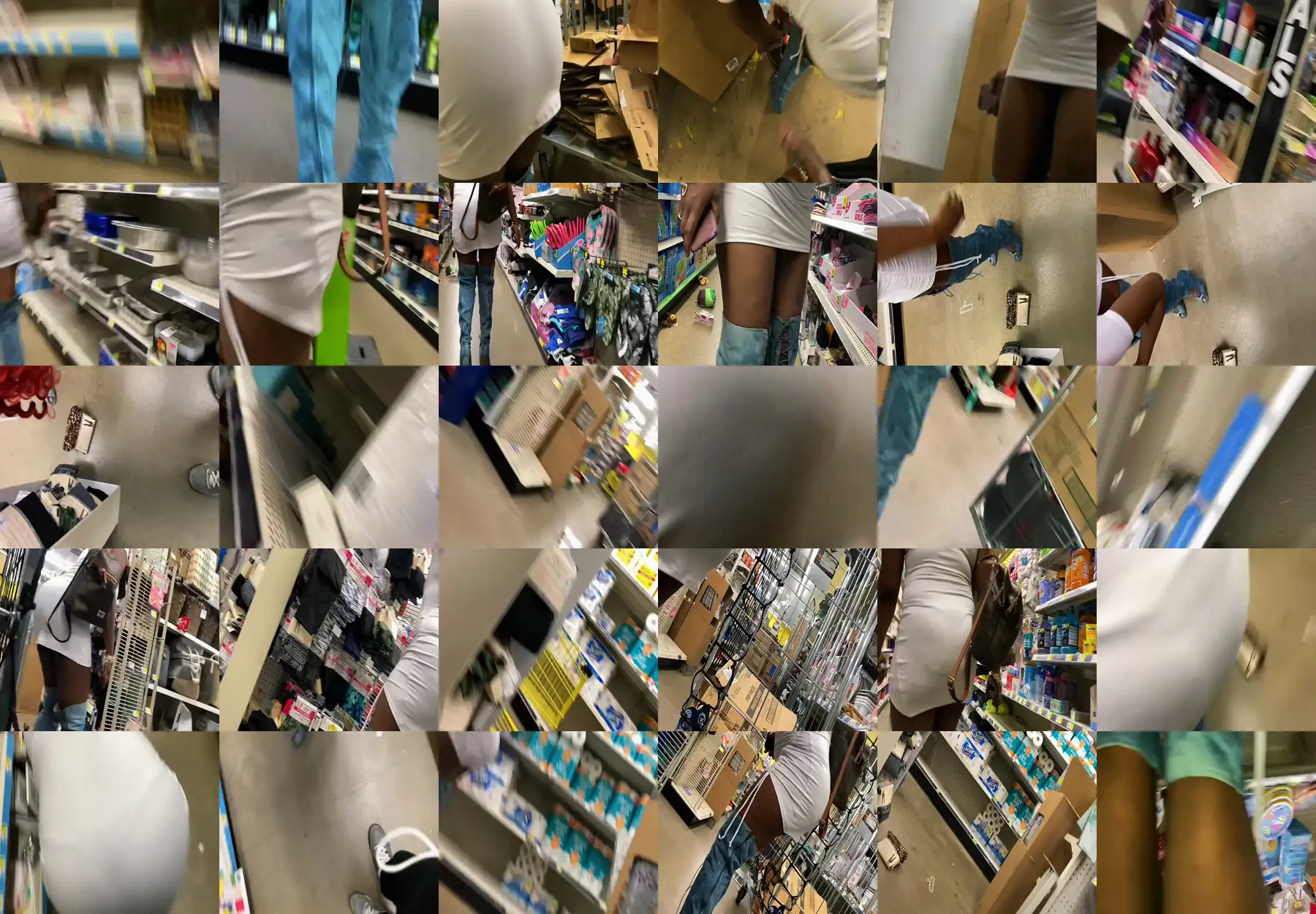 Damn! Black dick touch big ass ebony in the store, she liked it!