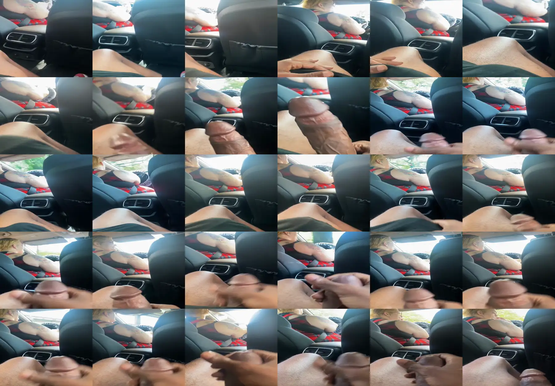 Uber BBW again, she was watching in the rearview mirror and smiling, so naughty LOL - EP. 02