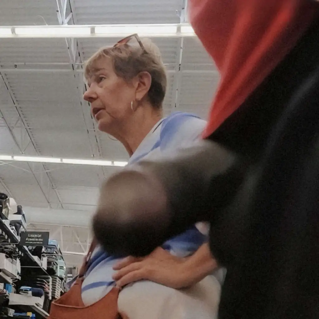 Conversation to the nice lady at the store