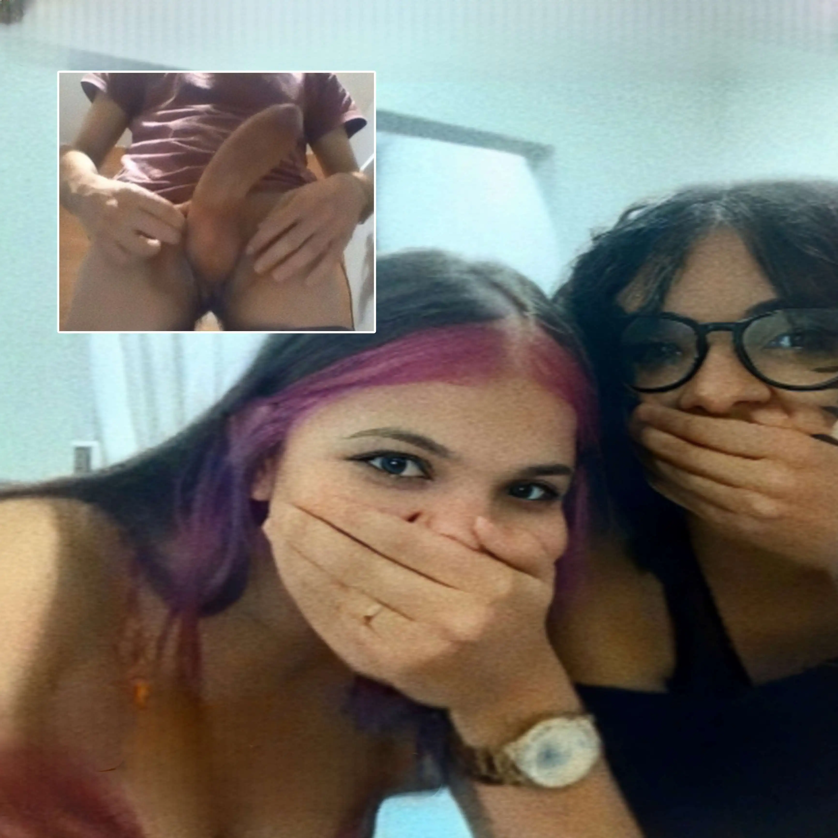 Slutty Brazilians shocked by huge cock on Omegle - EP. 01