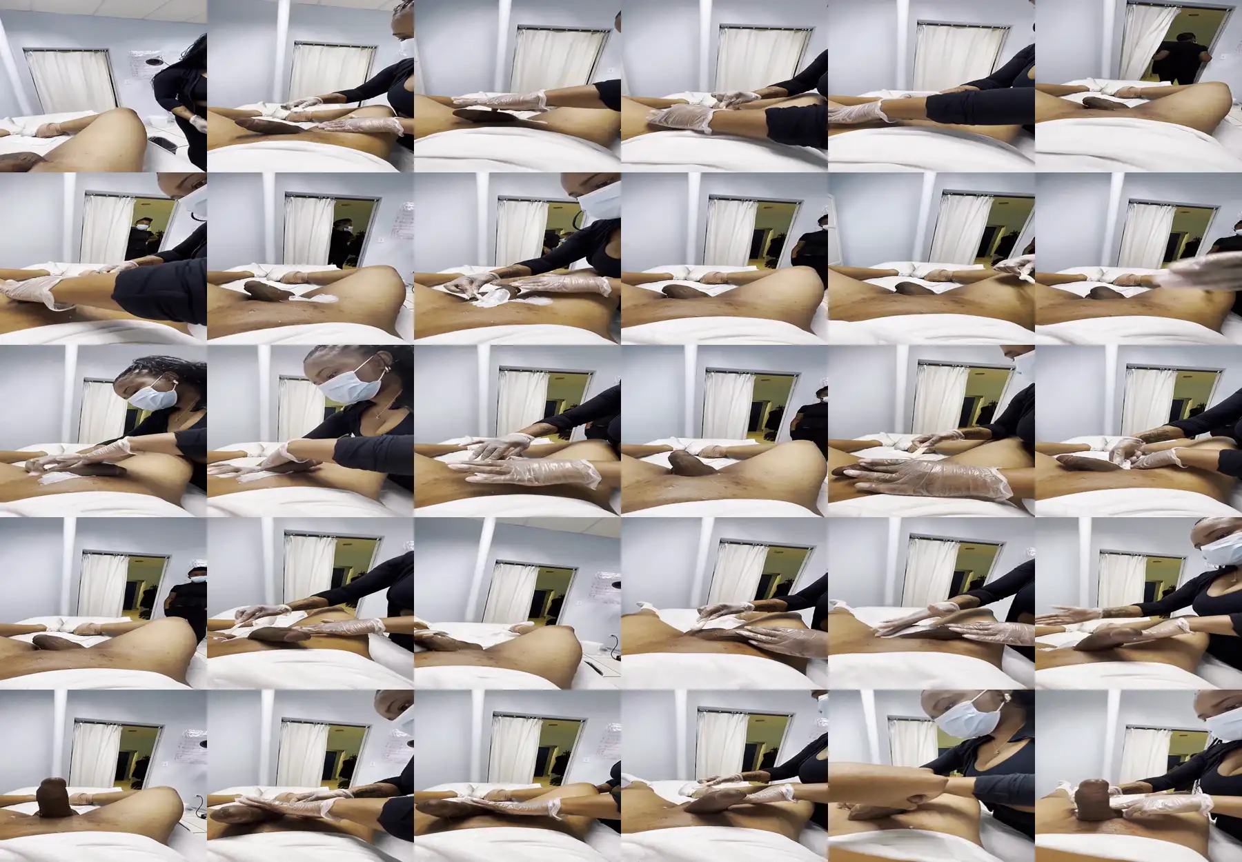 Wow! Waxing big tits ebony and surprise cumshot