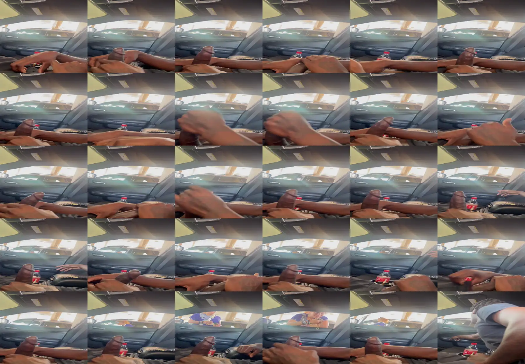 Flirting with the sexy Latina at the gas station, she passed her Snapchat