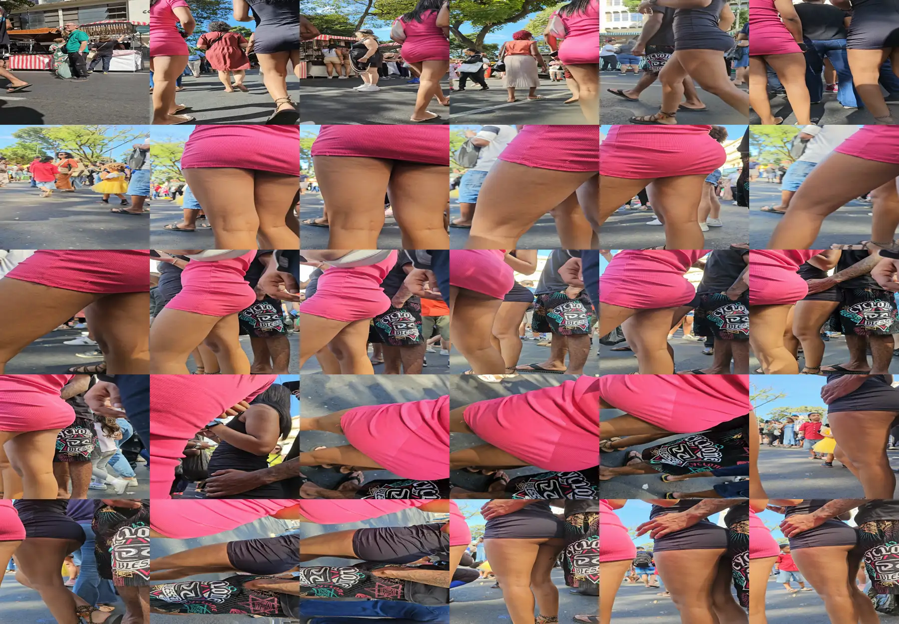 Lucky guy groping huge Brazilian ass