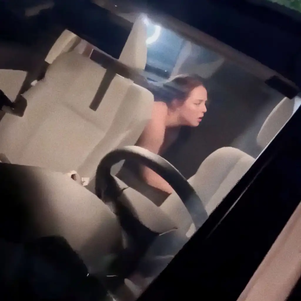 BBC destroying hot married redhead in parking lot