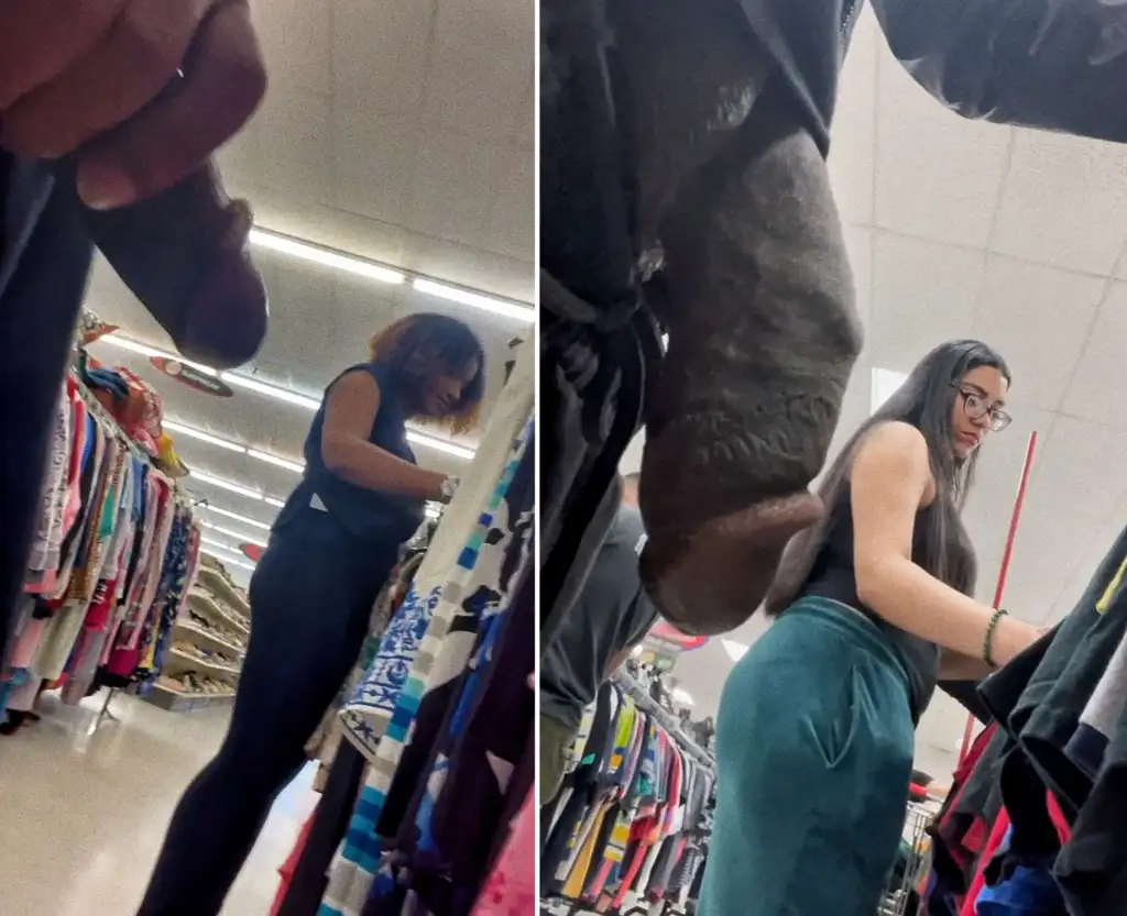 Two hotties in the clothing store - Compilation