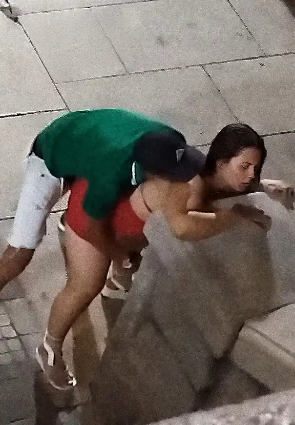 Hot big ass Brazilian caught suffering on cock at carnival