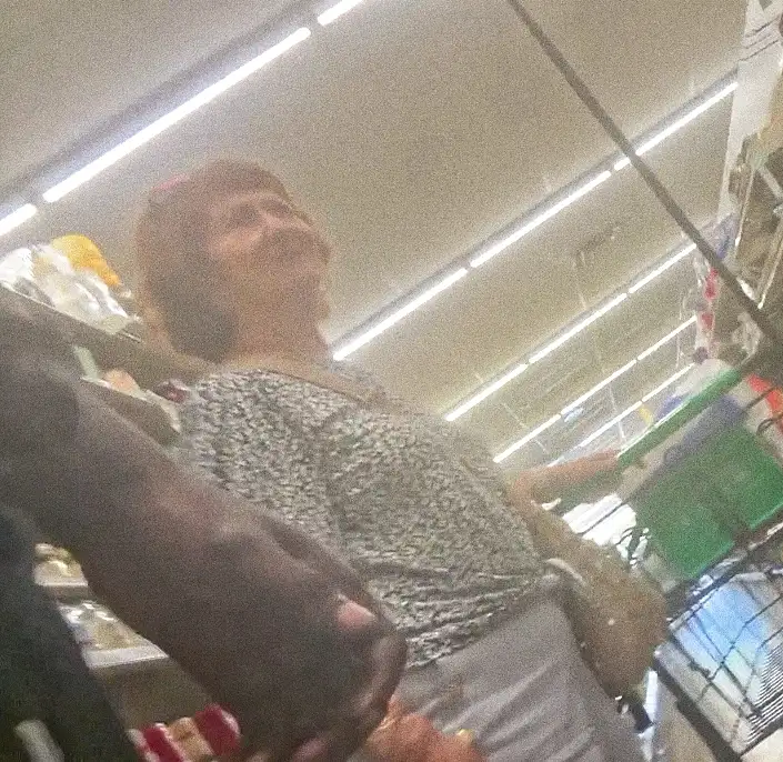 Nice lady in the store