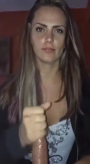Nice blowjob from hot blonde aunt