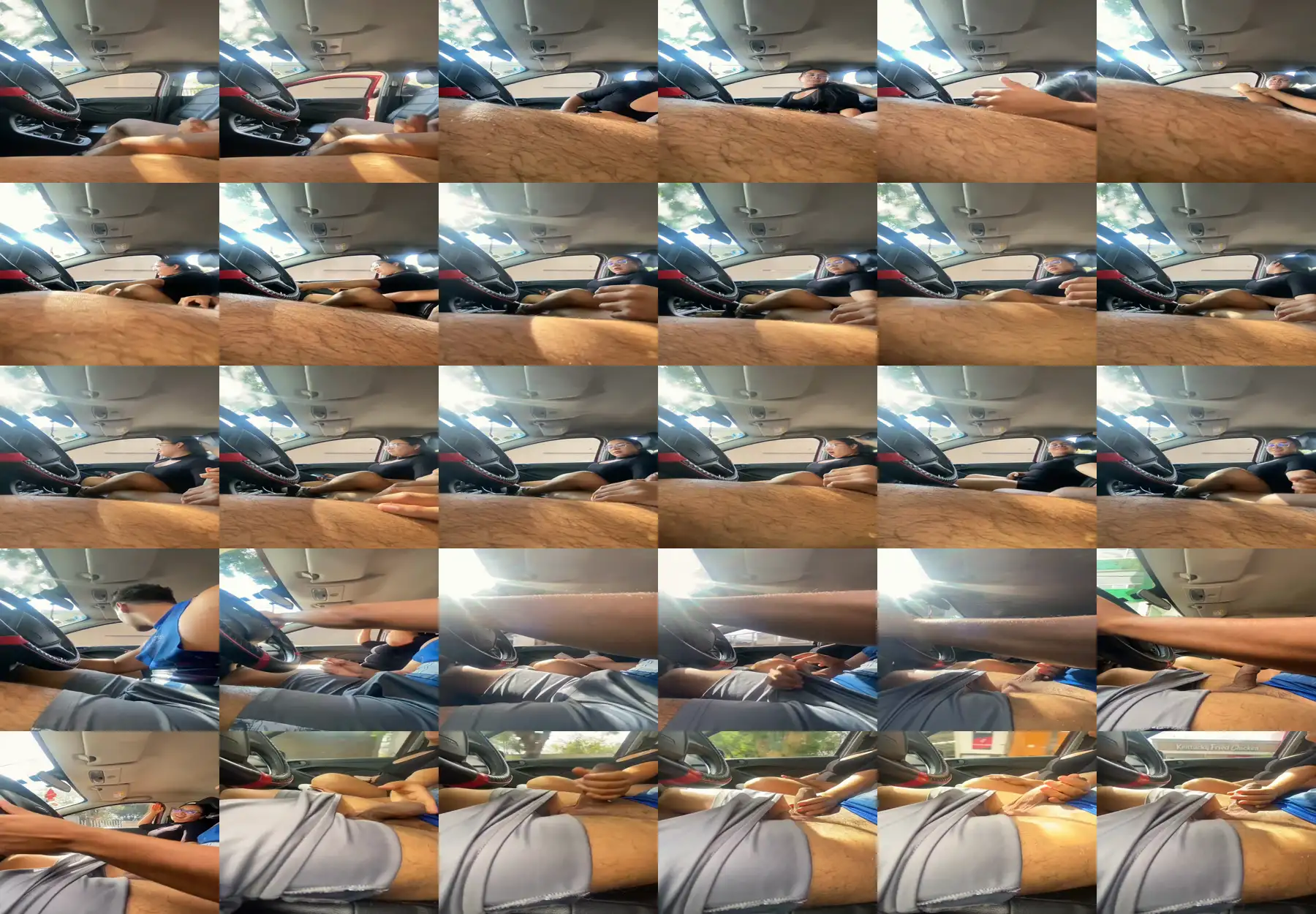 A ride for a naughty Latina and she sucked his dick