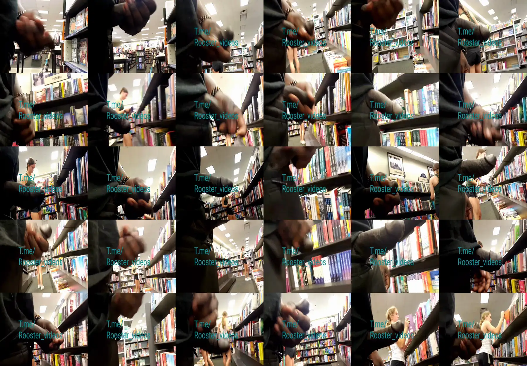 Hottie from the gym looking at books in the library