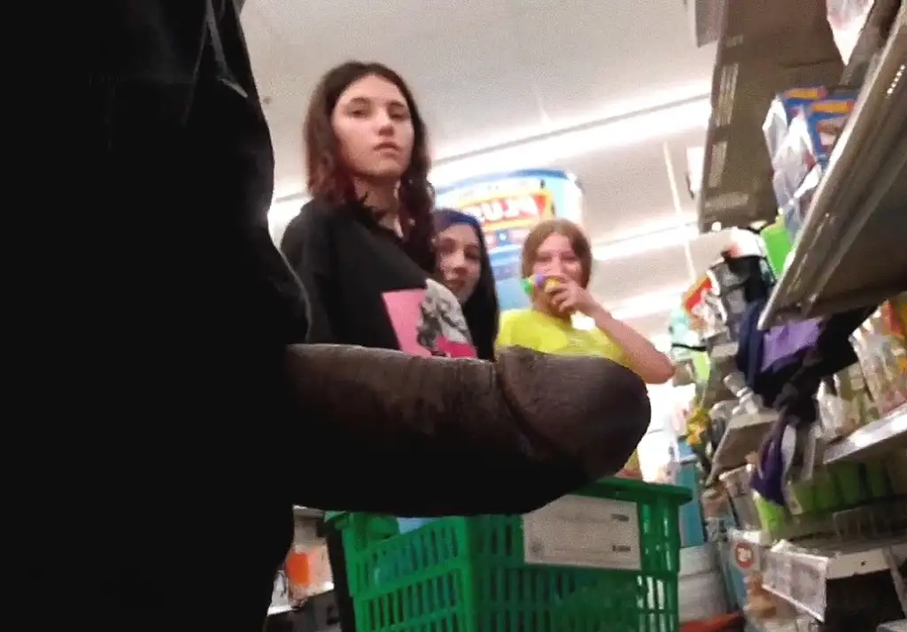 Wow legendary! Three hot teens looking at black dick in the store and smiling, absolutely amazing (Short snippet at the end not yet seen)