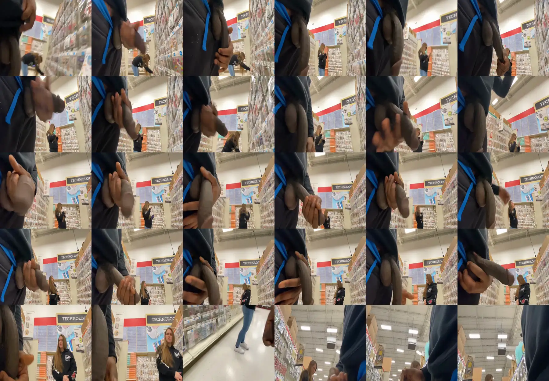 Giant black cock and the hot girl looked