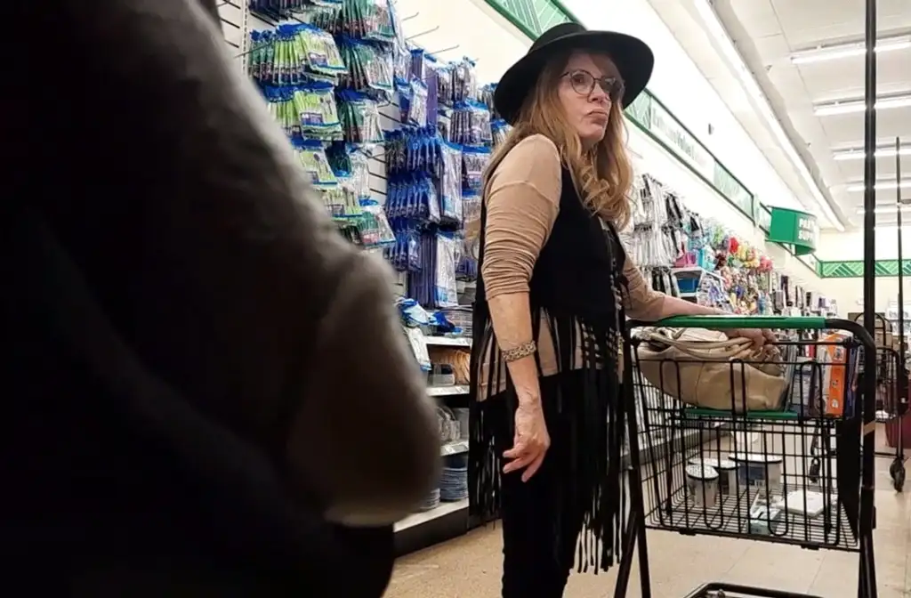 Stylish mature looking products in the store