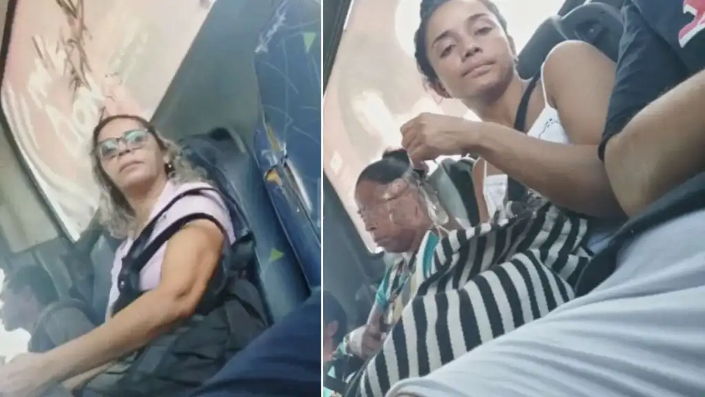Part 5 - (Compilation) They're always staring! Brazilian women staring at a huge bulge on the bus