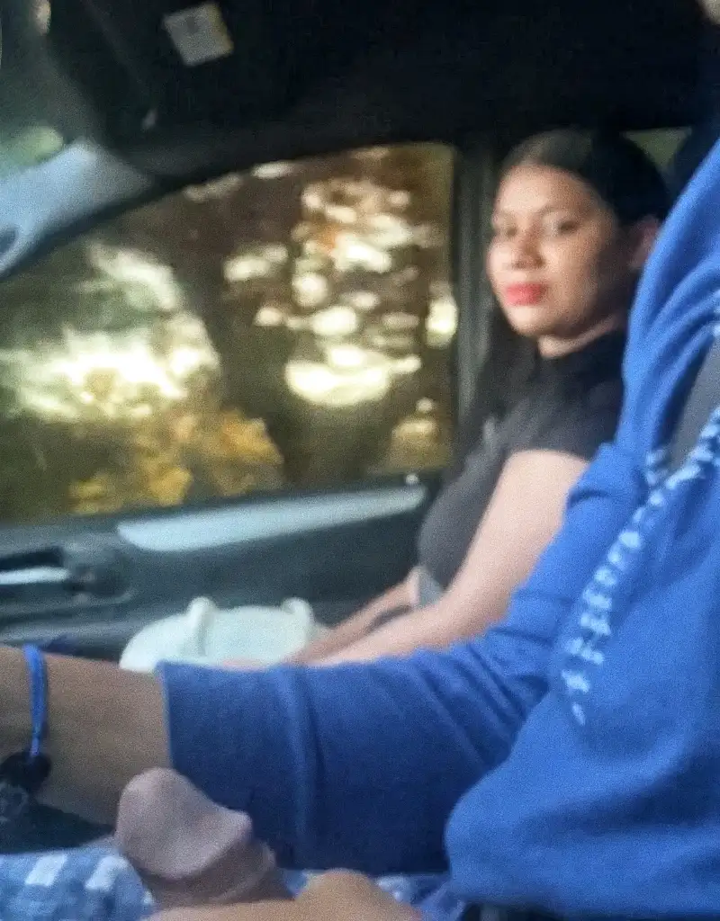 Ride for latina neighbor, she looking at dick