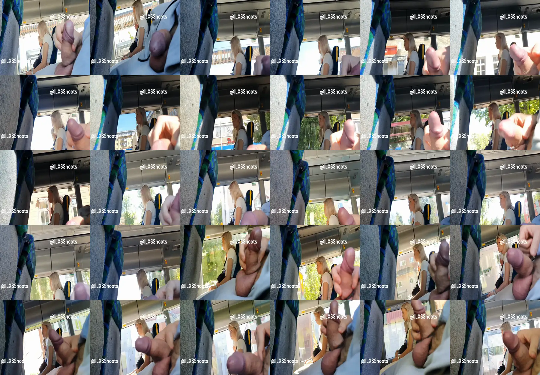 Sexy Russian blonde on the train, she look dick