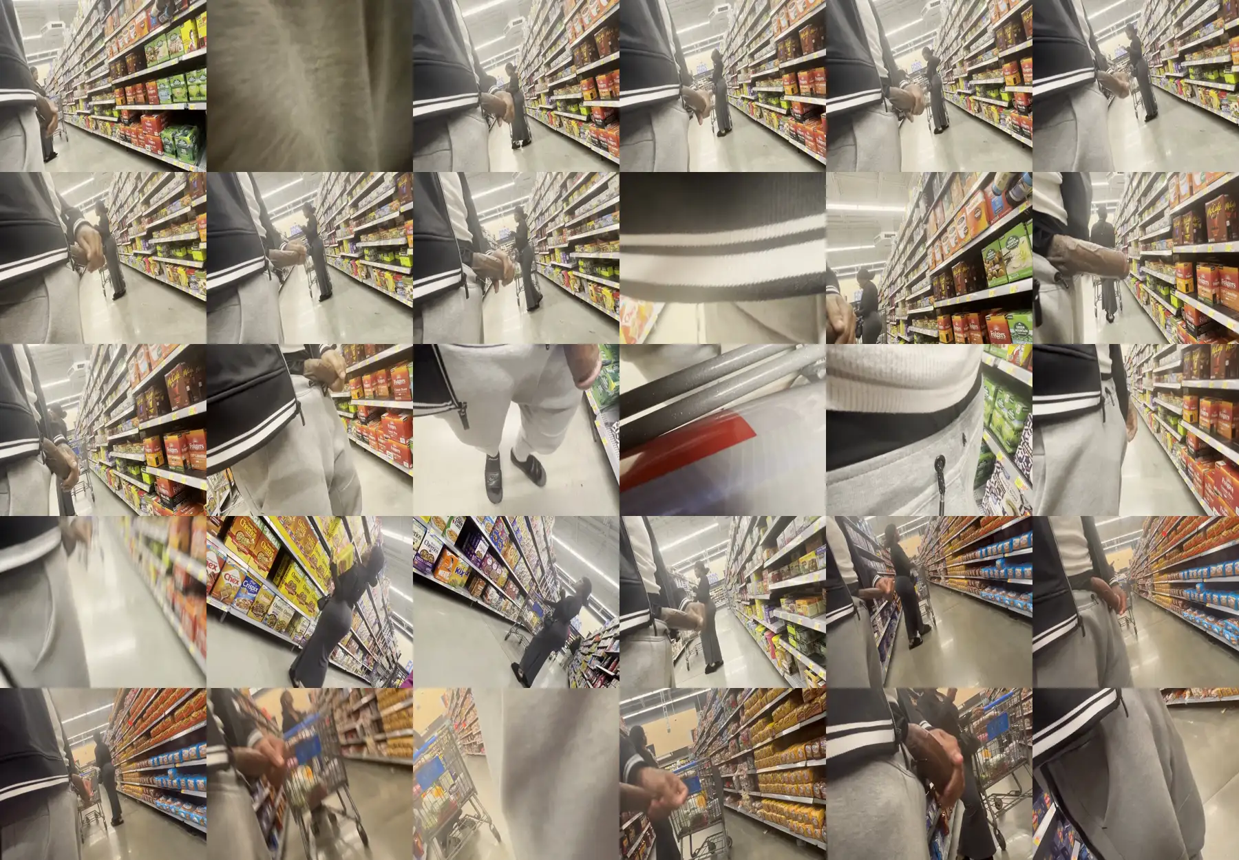 Hot ebony huge ass in the store