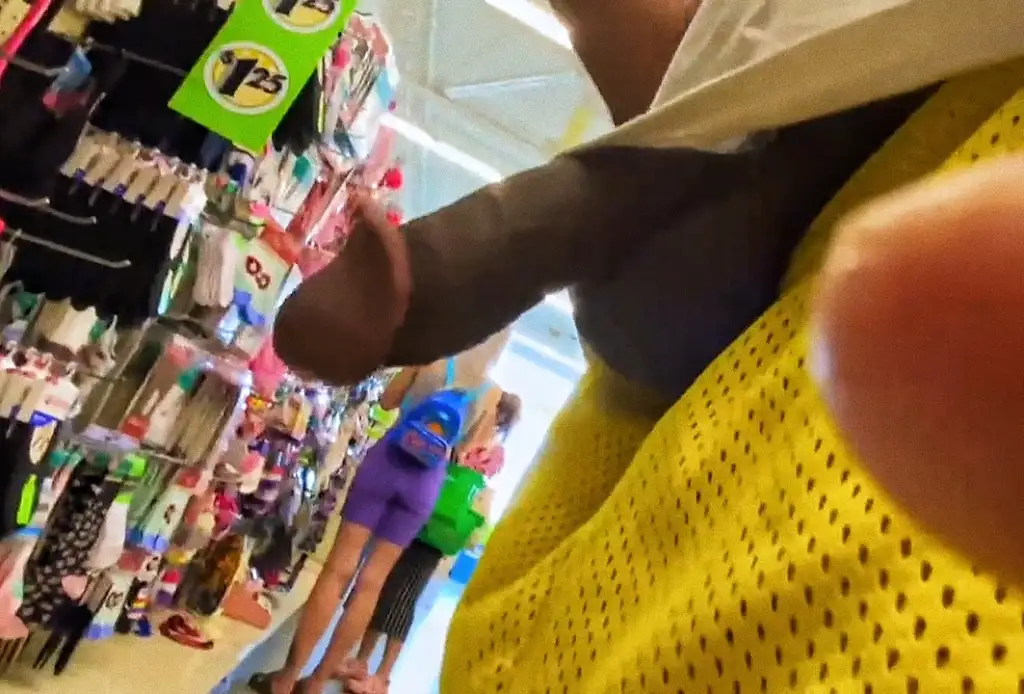 Big dick out in store