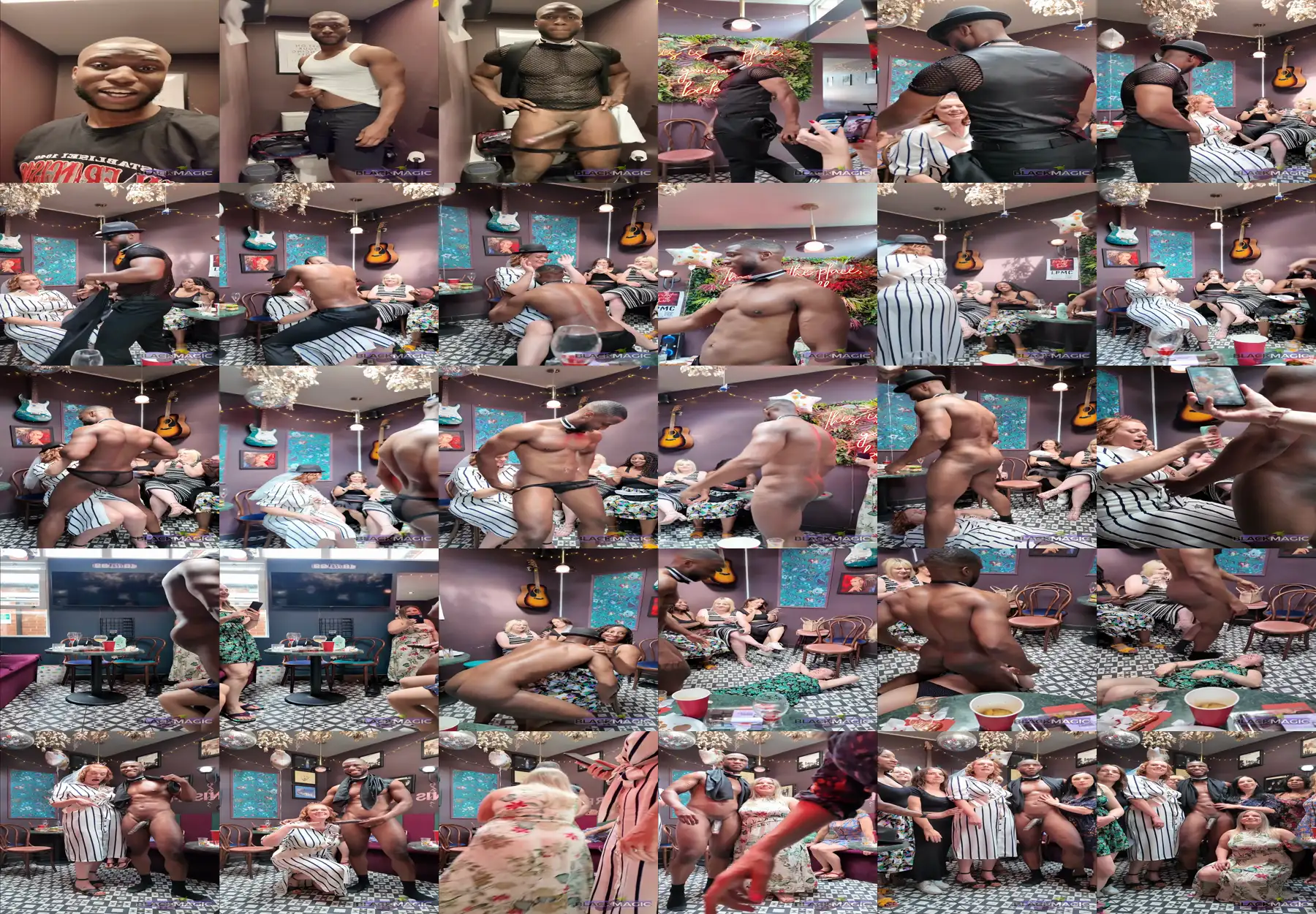 Bachelorette party for the married, they loved the huge black cock