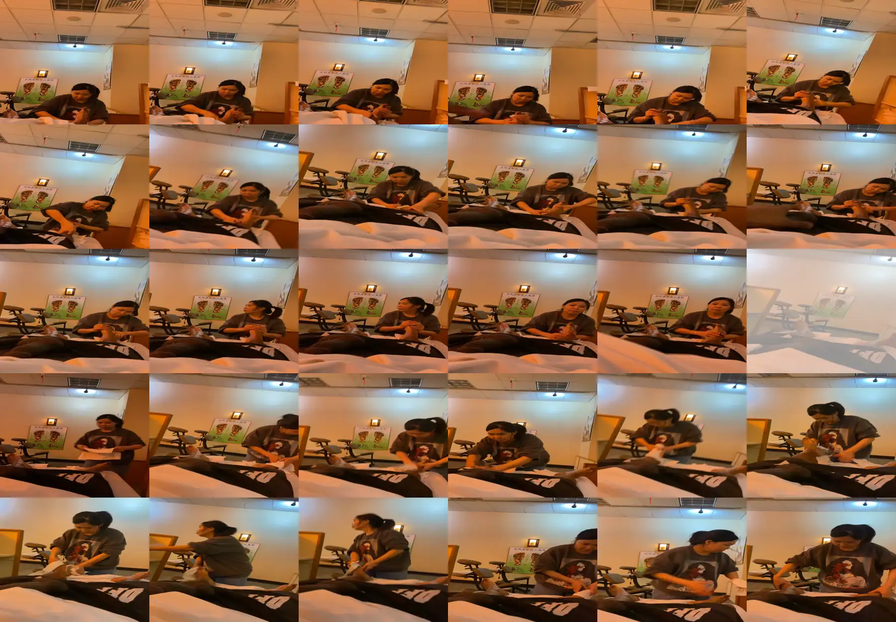 Damn! Showed black dick during the massage and the Japanese couldn't stop looking