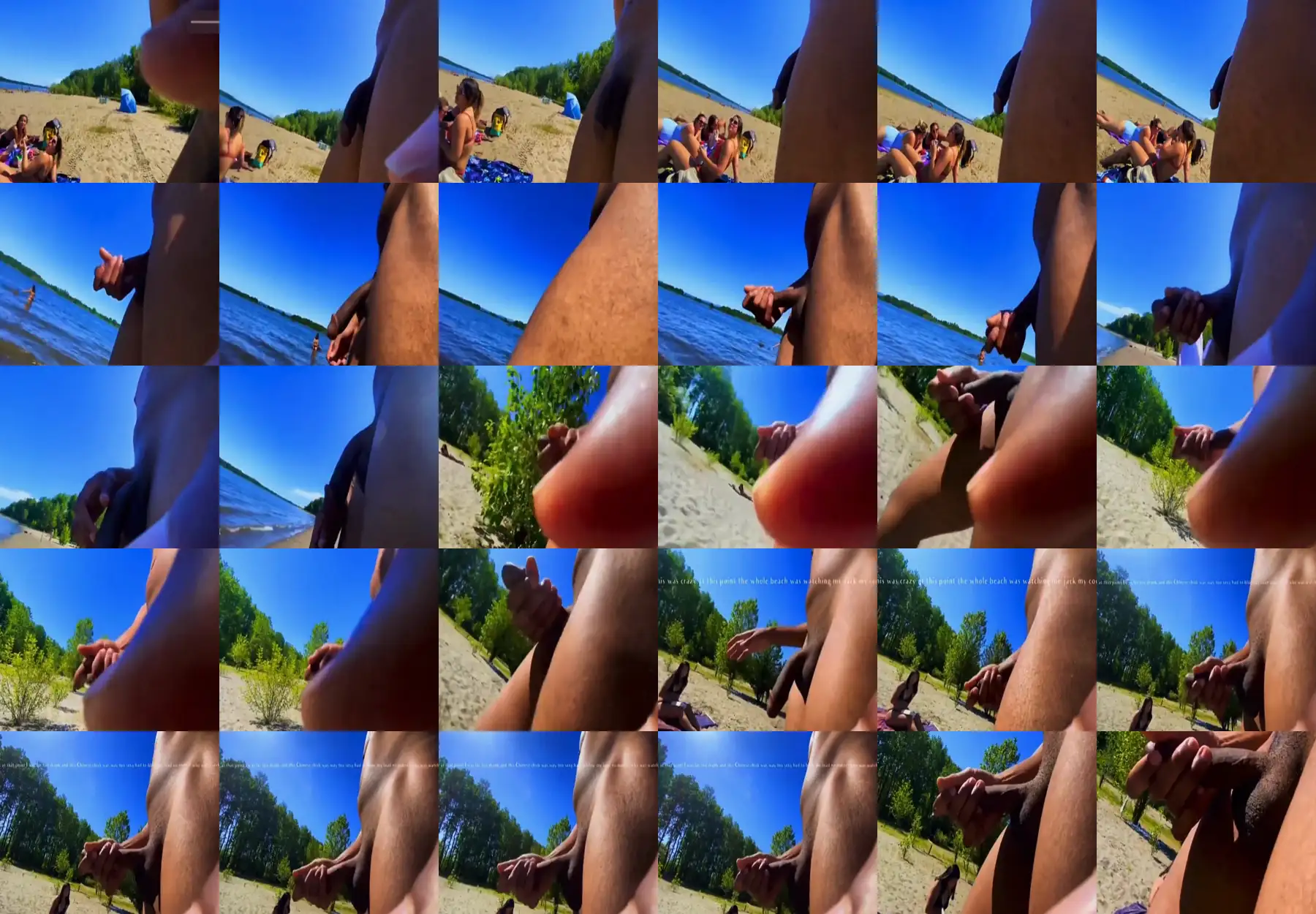 Asking for directions from a hot teen on the beach