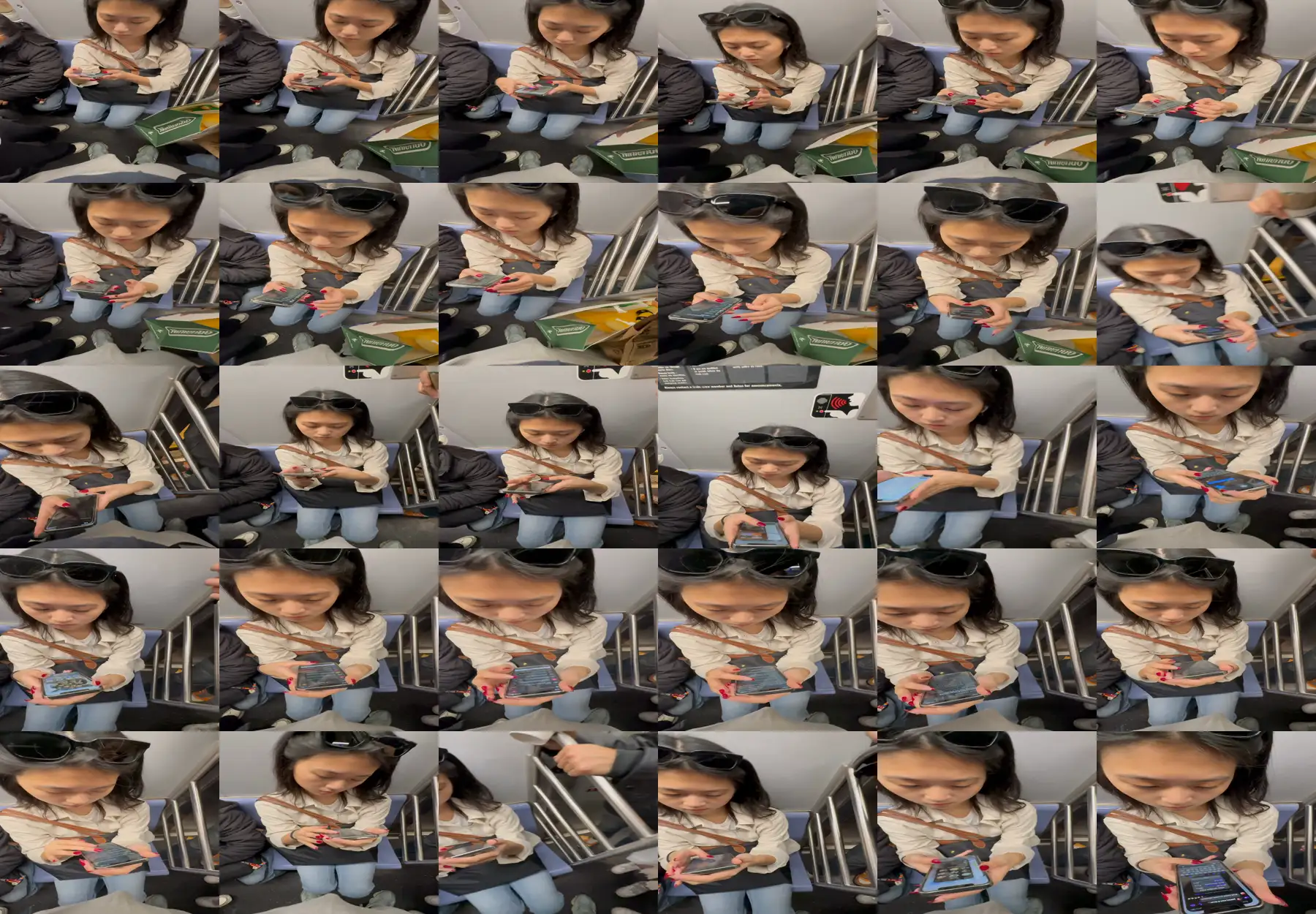 Hard cock in front of sexy Japanese