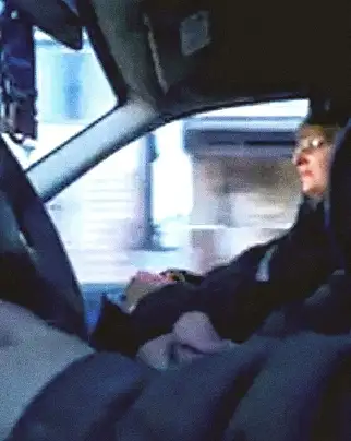 Nephew giving his aunt a ride, she saw his dick and wanted to touch it.