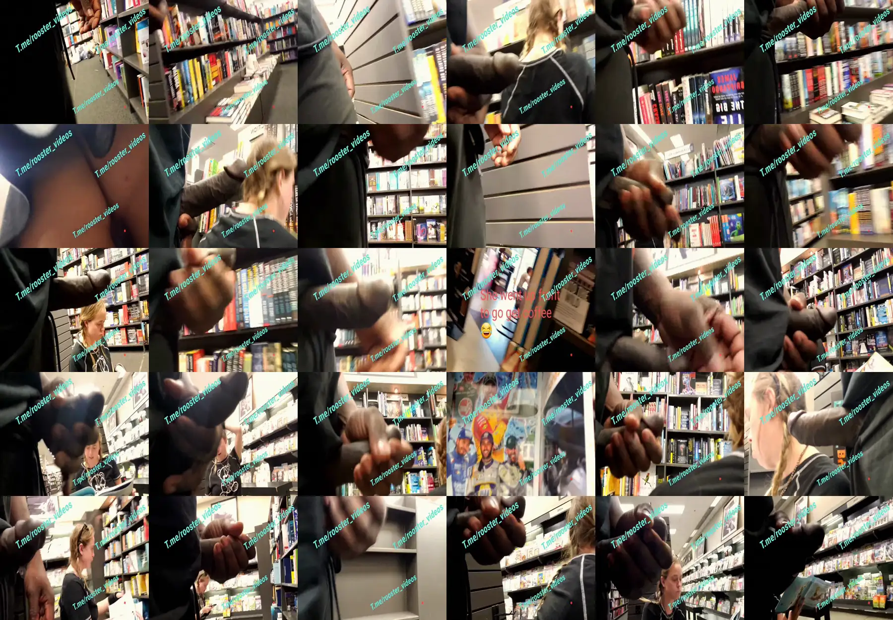 Wow! Big black dick in front of the nerdy blonde teen, she knew it and liked it! Amazing! 