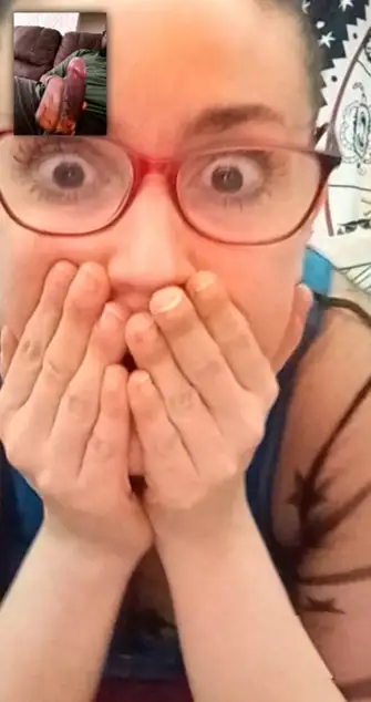 Another psychologist shocked by the black penis in the online session