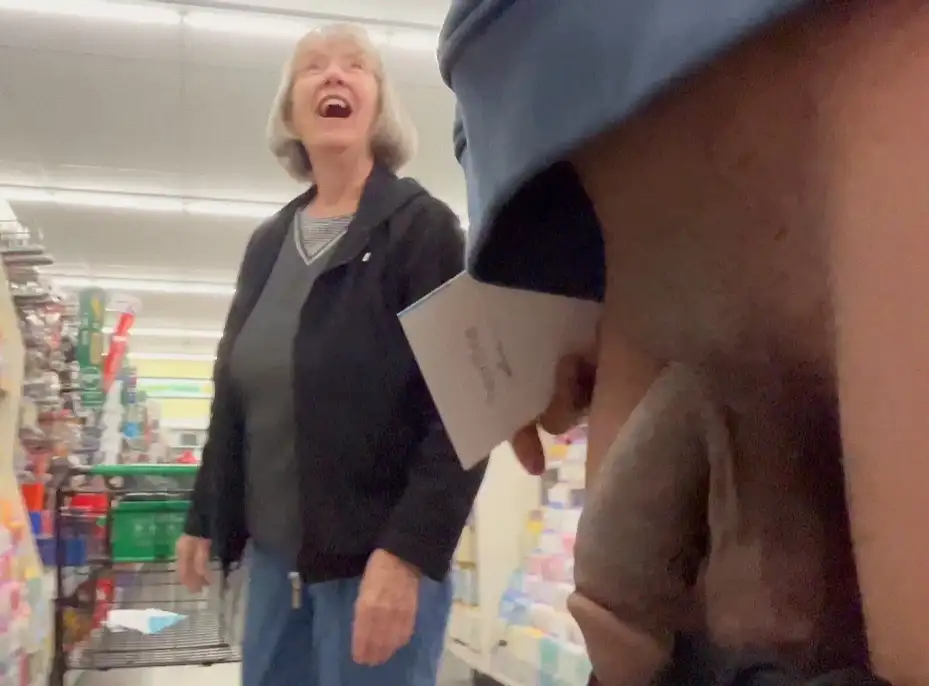 Friendly, smiling lady in the store