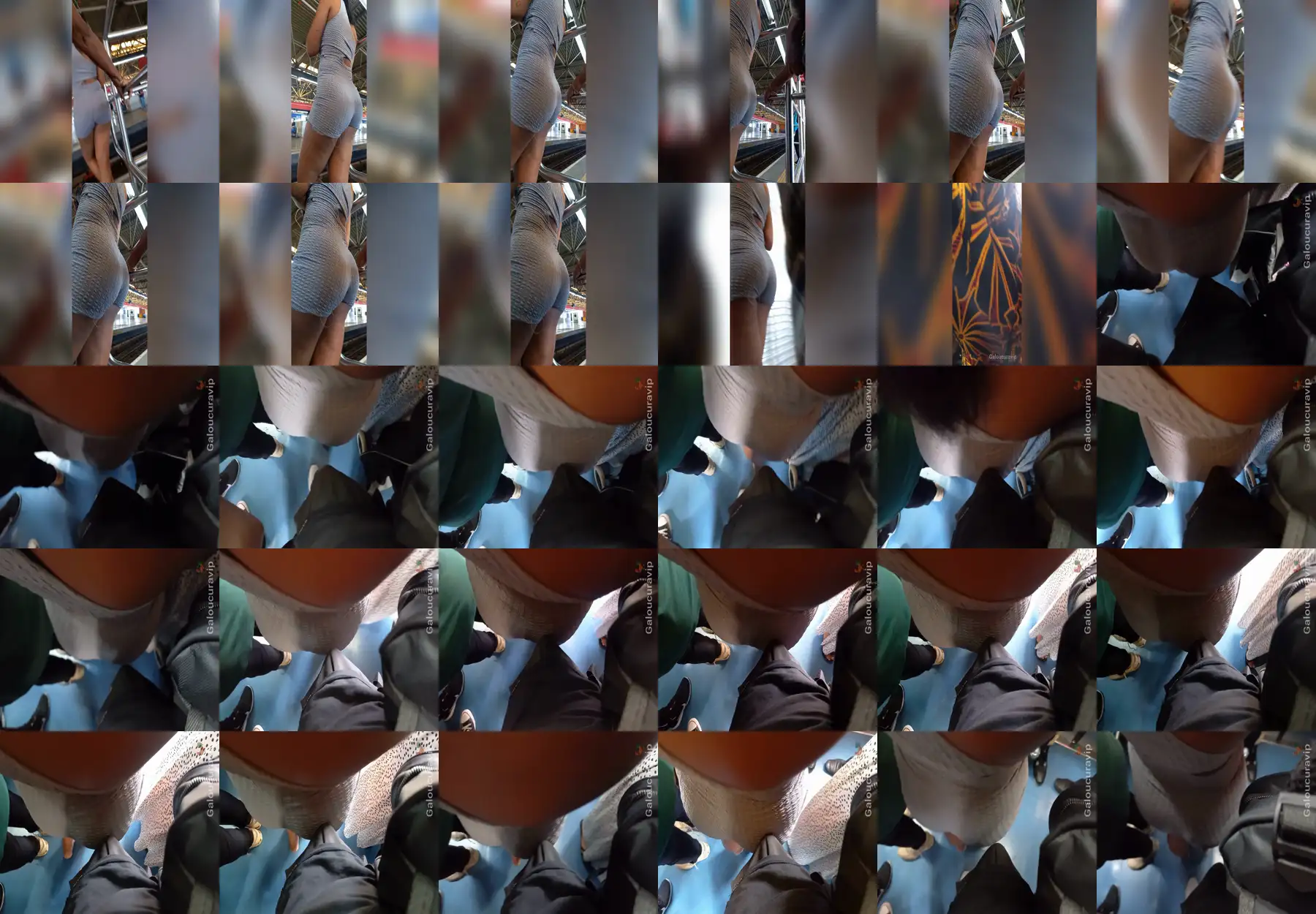 Big dick banging a hot Brazilian girl's huge ass on the train