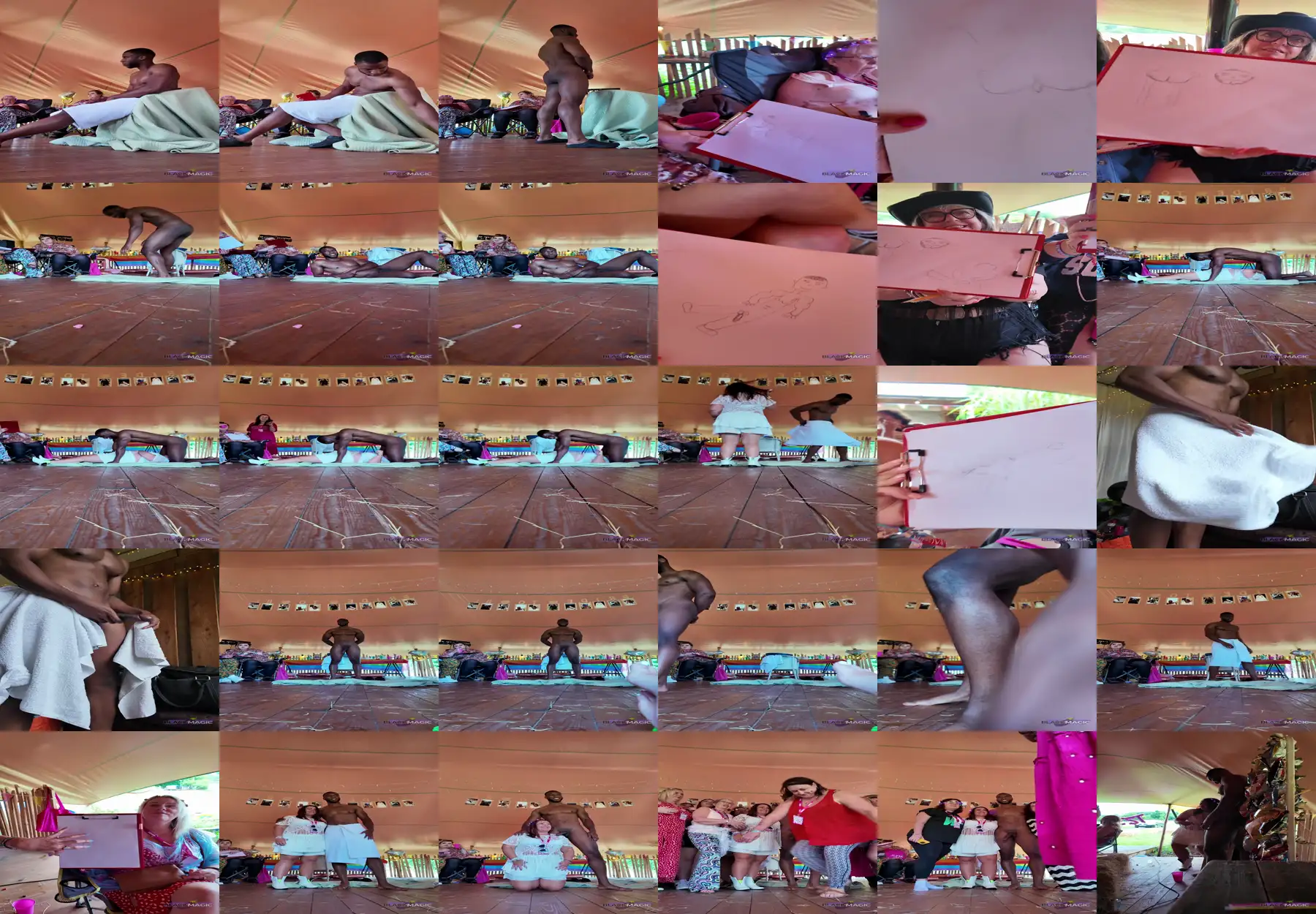 Married women having fun with a black dick at their friend's bachelorette party