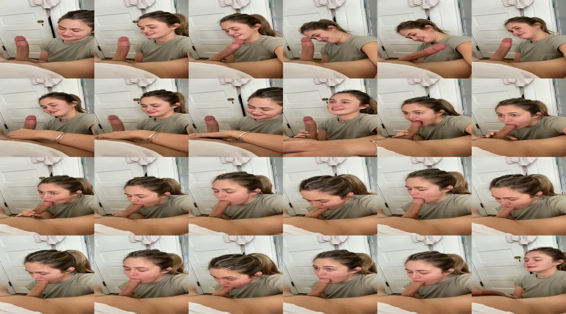 Hot friend sucking a big cock