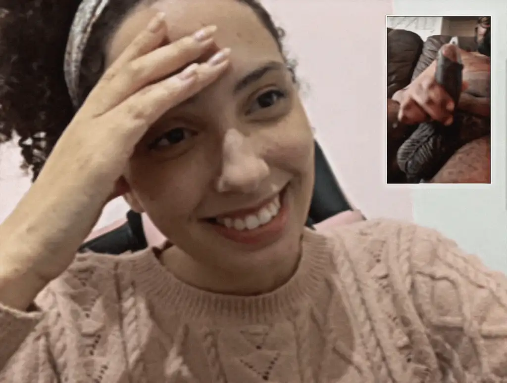 Brazilian English teacher reacting to black cock, she liked it