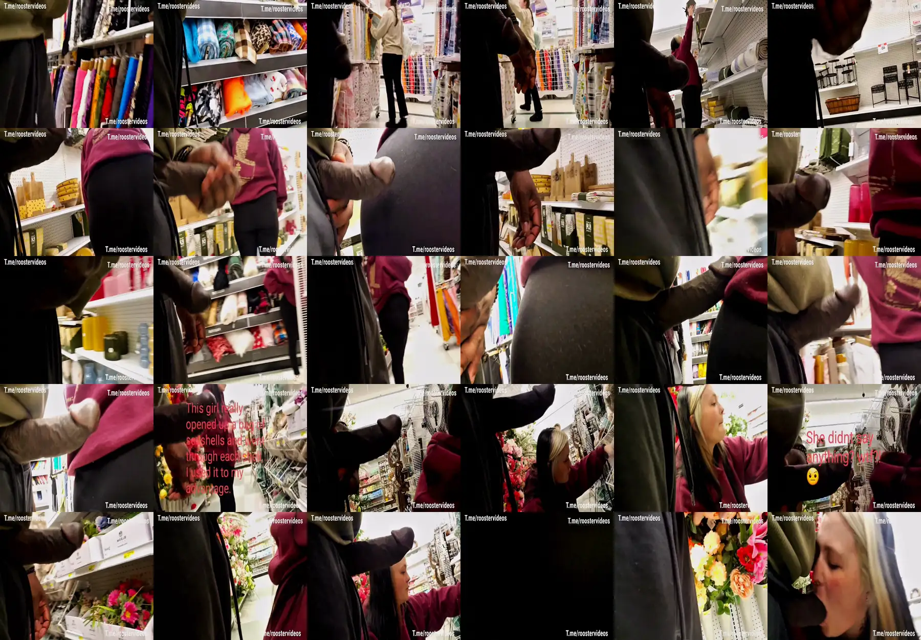 Wow, crazy! The hot chubby girl is back in the store, and this time she couldn't resist. Incredible!