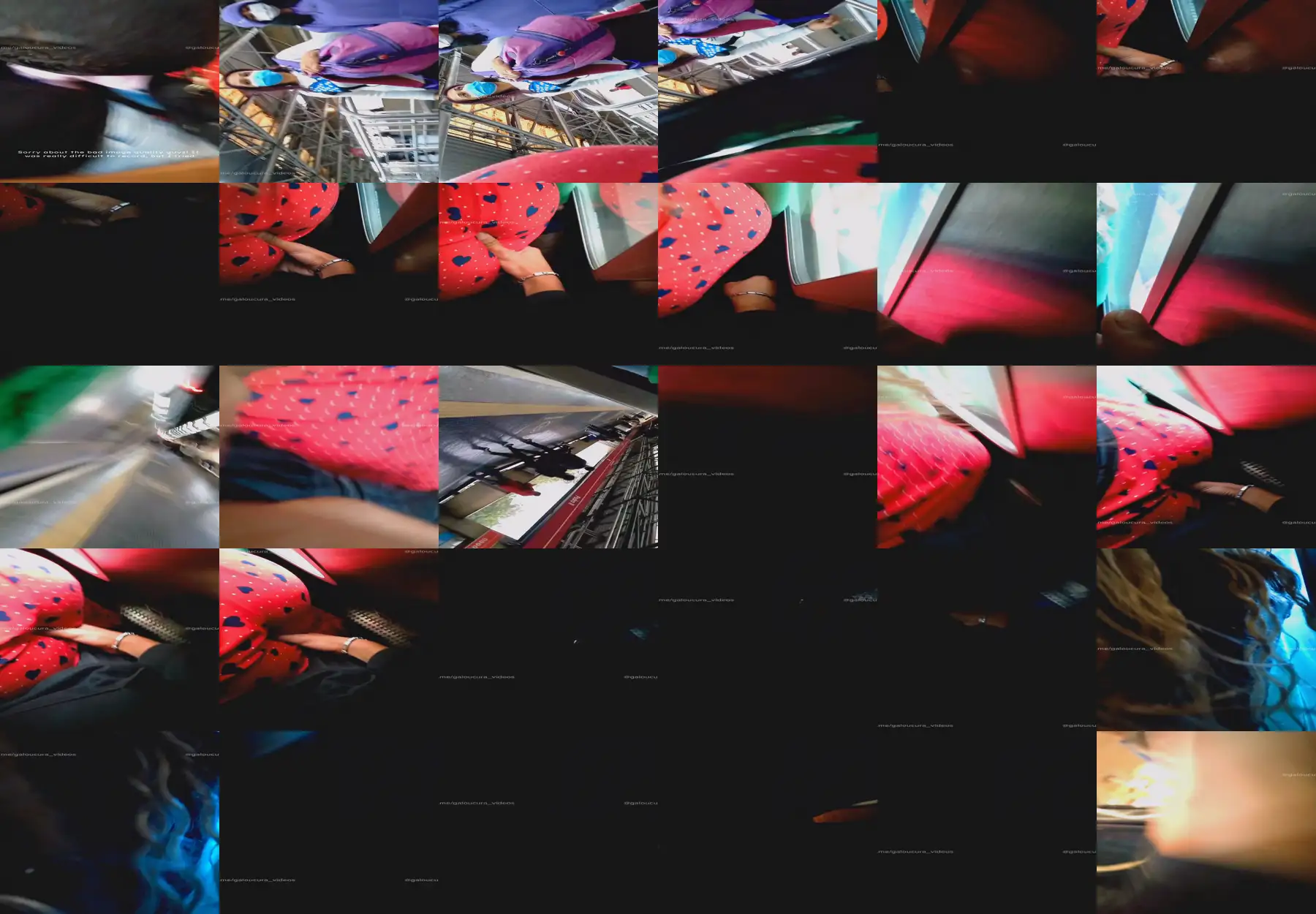 Groping the huge butt of the hot mature Brazilian woman on the train, she liked it